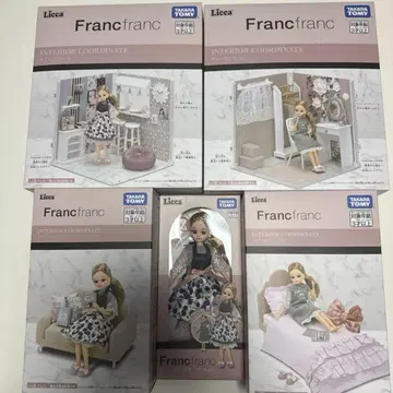 리카짱 Francfranc 콜라보 5종