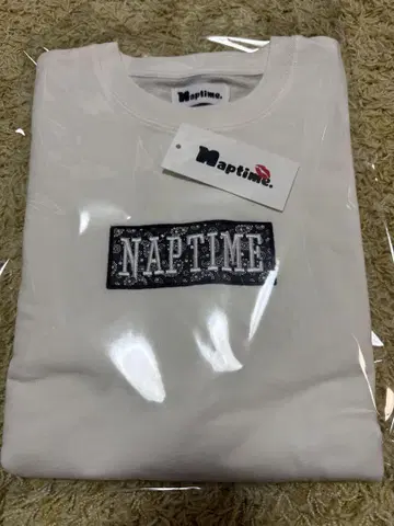 naptime. 백 프린트 티셔츠 화이트 M
