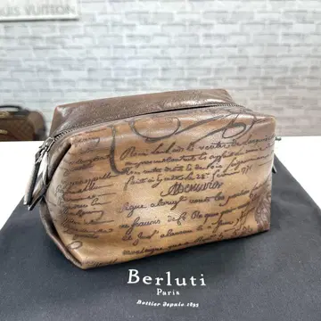 홀마크 3개 벨루티 캘리그래피 세컨드 백 파우치 클러치