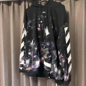 OFF-WHITE Diag Galaxy 후드티 택 포함 새상품