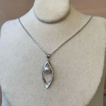 SILVER 펄 목걸이