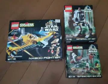 LEGO SW 3 세트! 나부 파이터, 스피더 바이크, AT-ST