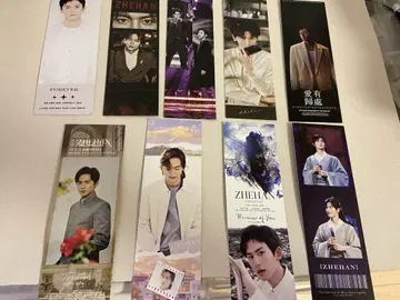 레어 장철한 주자서 하이퀄리티 북마크 세트 1 양면 패턴