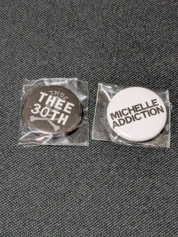 THEE MICHELLE GUN ELEPHANT 캔뱃지 2개 세트
