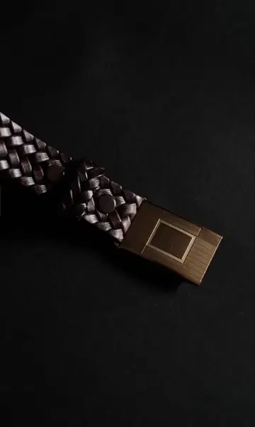 Lot.021 Basketweave Pattern Belt