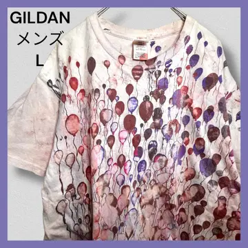 GILDAN 남성용 [L] 풍선 패턴 티셔츠