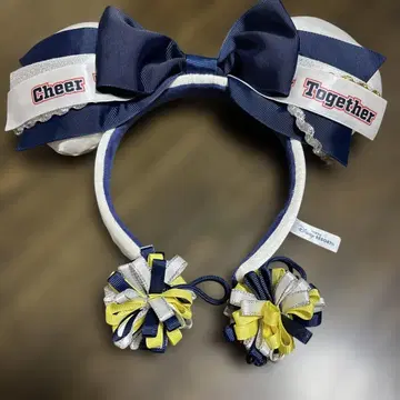 머리띠 Cheer Together 폼폼 포함