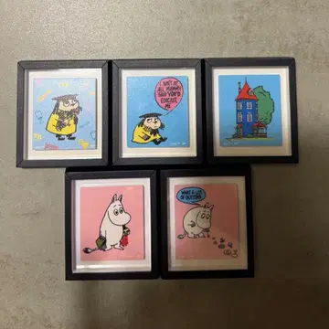 무민 프레임 마그넷 5종류