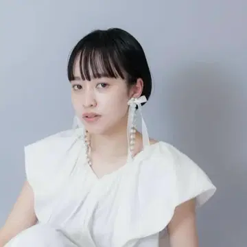 [새상품급] TEEENU 귀찌 웨딩 리본