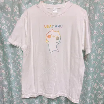 USAMARU 캐릭터 티셔츠 화이트 M 사이즈