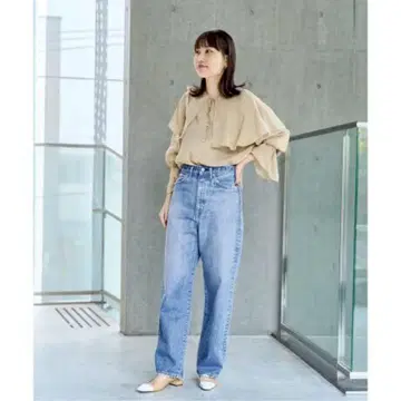 KURO/크로 별주 OPTIMA 와이드 테이퍼드 데님 27
