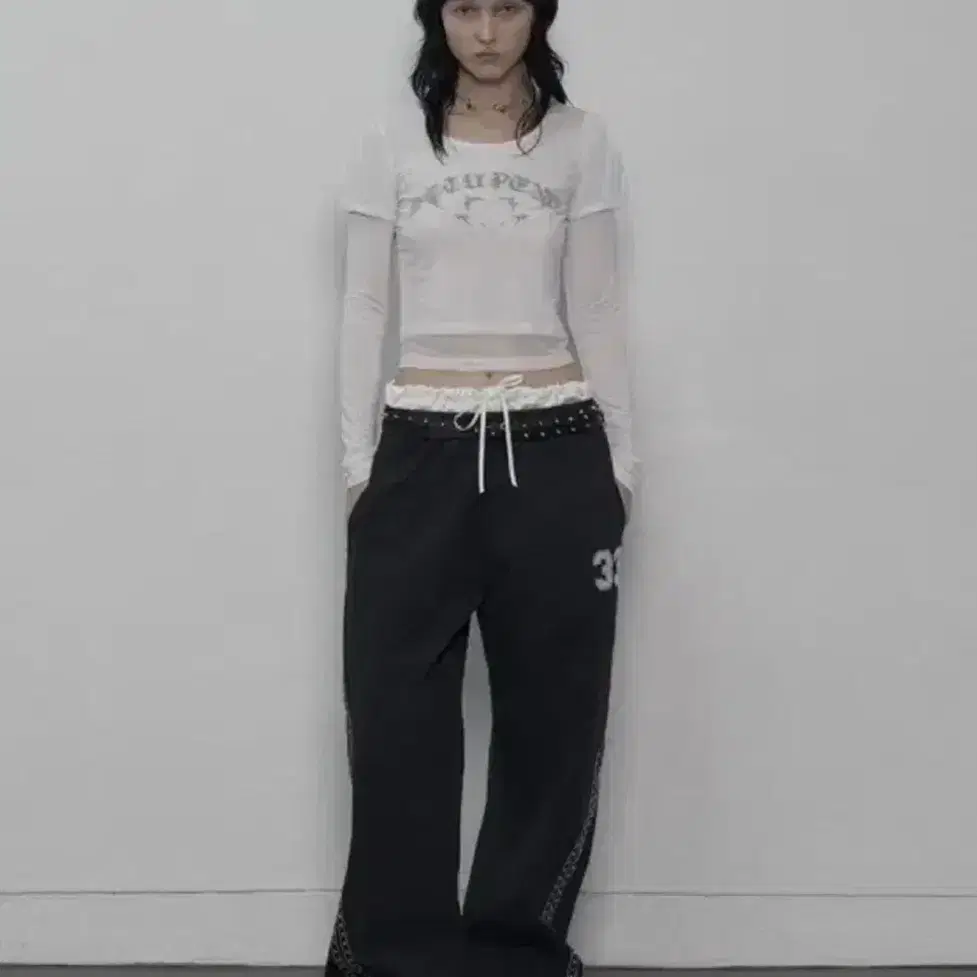 ★SETUP-EXE★ DESTROYED PANTS SETUP EXE Destroyed Pants / Black S #셋업이엑스이 on Bunjang