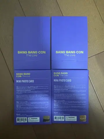 BANG BANG CON The Live 미니 포토 카드 6장 세트