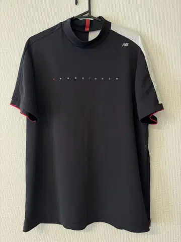 new balance 골프 셔츠 블랙 화이트