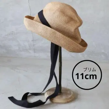 마츄아하 가든 리본 밀짚모자 챙 11cm