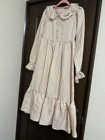 호시나 사쿠라코 시마무라 콜라보 원피스 오렌지 M 사이즈