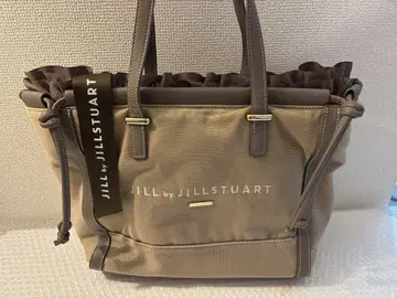 JILLSTUART 프릴 레이어드 백 토트 모카