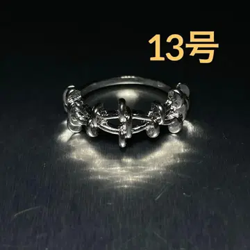 빈티지 패션 반지 실버 13호 장식 디자인 개성 있는 디자인