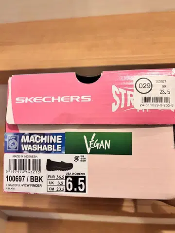 SKECHERS GRACEFUL-VIEW FINDER 블랙 6.5