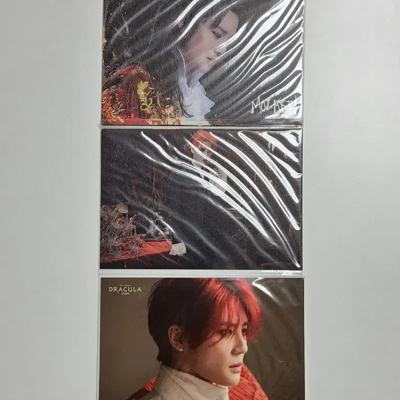 XIA 김준수 시아준수 뮤지컬 모차르트, 드라큘라 엽서세트 3종