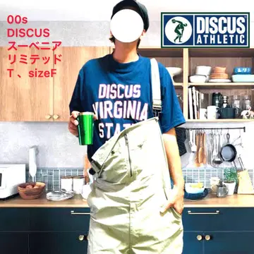 00s DISCUS 수베니어 리미티드 기념 모델 T 사이즈 F 네이비