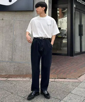 FULLESTDENIM 오가닉 테이퍼드 데님 팬츠 데님