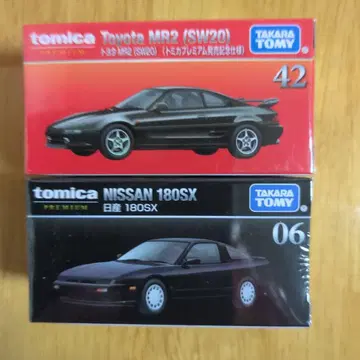 도요타 MR2 (SW20) & 닛산 180SX 미니카 세트
