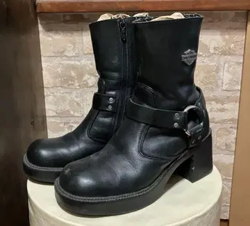 Harley-Davidson 엔지니어 부츠 블랙 안쪽 하자 있음