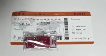 [새상품] 크리프하이프 티켓 키링 7/24 일본 무도관 덤 증정