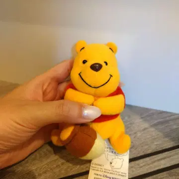 곰돌이 푸 봉제 인형 잡아당기면 부르르 떨리는! 디즈니