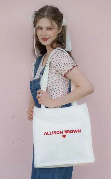 ALLISON BROWN 토트백 아이보리 우사기 온라인 한정 컬러