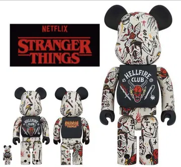 새상품 STRANGER THINGS HELLFIRE CLUB 베어브릭