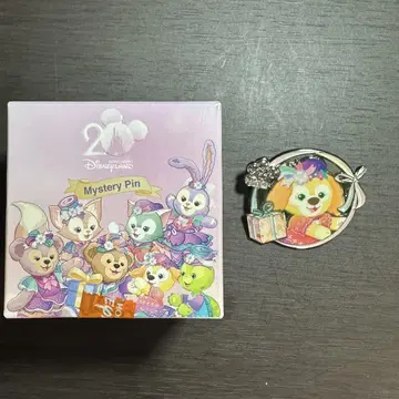 홍콩 디즈니랜드 20주년 핀 배지 쿠키 앤