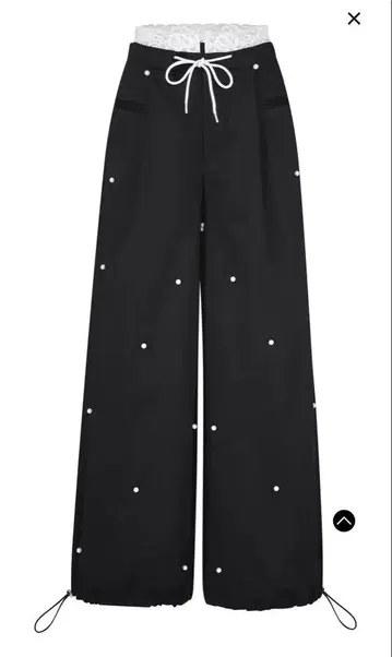andwang Pearl dot nylon pants
