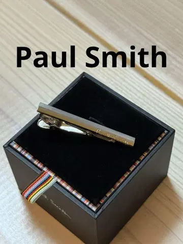 폴스미스 넥타이핀 paul smith 실버 골드 매트