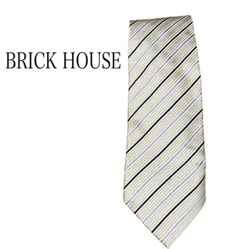BRICK HOUSE 브릭하우스 넥타이 스트라이프 베이지 계열