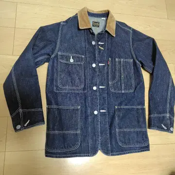 EIGHT-G 에이트지 데님 커버올 코듀로이 옷깃 size 40