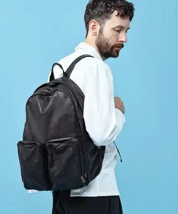 MR.OLIVE E.O.I 워터프루프 가죽 데이팩 백팩