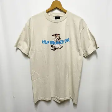 미사용 새상품 HUF 하프 BRONZE 56K 콜라보 티셔츠 내추럴 XL