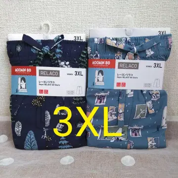 유니클로 무민 릴라코 3XL 사이즈 네이비 블루 w1n
