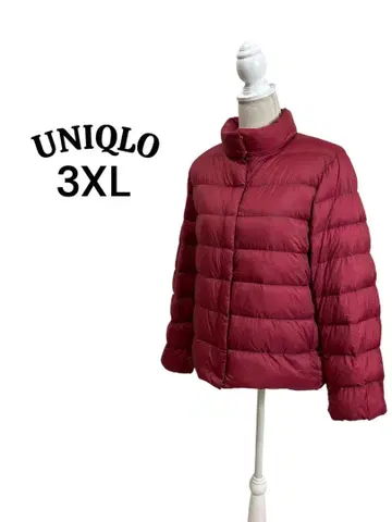 UNIQLO 버건디 레드 울트라 라이트 다운 자켓 3XL