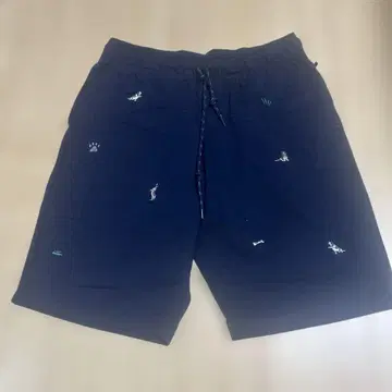 Hush Puppies 자수 장식 네이비 숏 팬츠 L