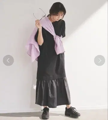 에미 도킹 티셔츠 원피스