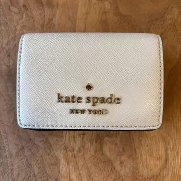 kate spade 아이보리 3단 폴더형 지갑