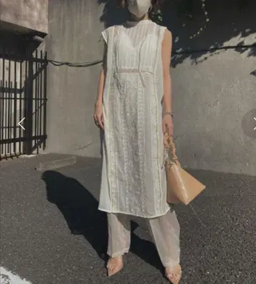 아메리빈티지 MEDI EMBROIDERY LONG TOP