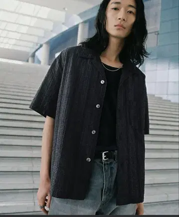 WYM 위임 EMBROIDERY 시어 WASHER 셔츠