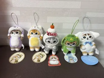 mofusand 모프 샌드 봉제 인형 마스코트 5종 세트 택 포함 새상품