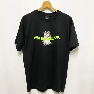 미사용 새상품 HUF 하프 BRONZE 56K 콜라보 티셔츠 블랙 L