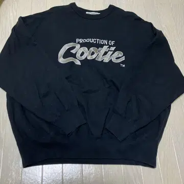 Cootie 블랙 맨투맨 M
