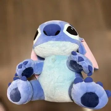 스티치 봉제 인형 파랑